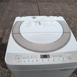 シャープ 全自動洗濯機 ES-KS70R-N『良品中古』2016年式 【リサイクル