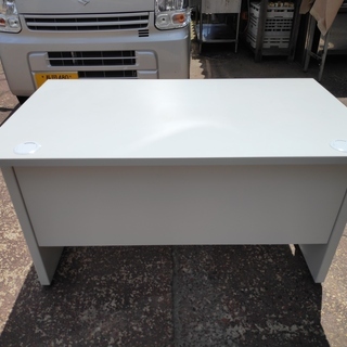 木製天板平机《プラスチック再塗装美品》W1200　複数入荷！ 　【リサイクルショップサルフ】