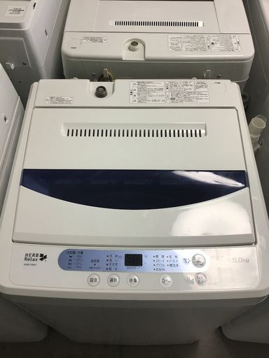 【送料無料・設置無料サービス有り】洗濯機 2017年製 HerbRelax YWM-T50A1 中古