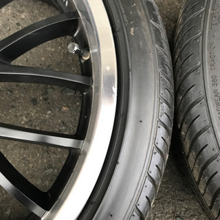 すぐ履けます‼️バリ山タイヤと16インチアルミ