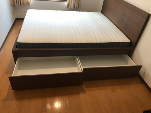 Ikea マルムベッド クイーンサイズ ひろまさ 松虫のベッド ダブルベッド の中古あげます 譲ります ジモティーで不用品の処分