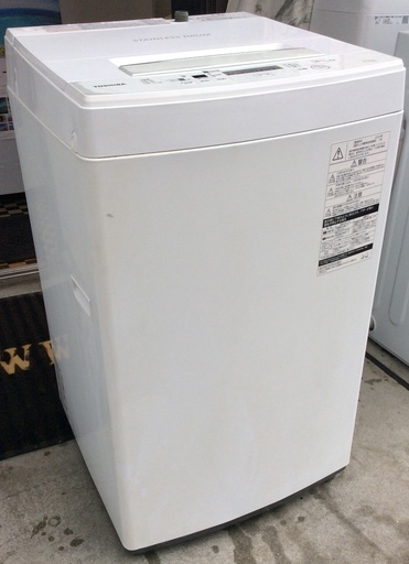 【RKGSE-311】特価！東芝/4.5kg/全自動洗濯機/AW-45M5(W)/中古/2018年製/当社より近隣地域無料配達