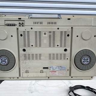 ラジオは聞けましたジャンク 修理されるか、部品取りに シャープ 両面演奏