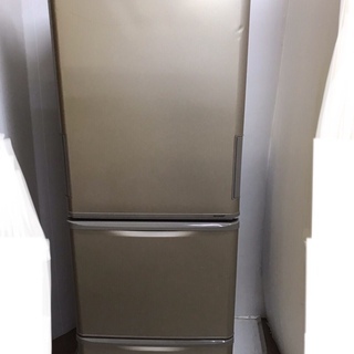 SHARP(シャープ)☆ノンフロン冷凍冷蔵庫☆SJ-W352D-N☆350L☆ゴールド ...