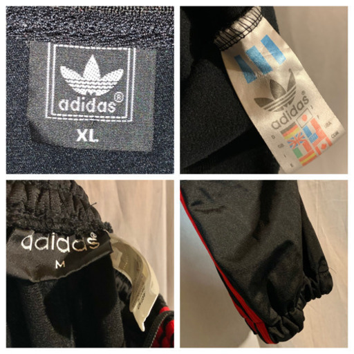90s Adidas アディダスセットアップ黒赤m L ジャージ Nory 岡山のその他の中古 古着あげます 譲ります ジモティーで不用品の処分