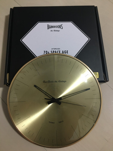 有名ブランド壁掛け時計ゴールド超美品 マッティー てだこ浦西の生活家電の中古あげます 譲ります ジモティーで不用品の処分