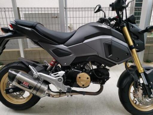 (売却済み)2017年式　JC75　グロム　125cc　ブラック　走行1579km