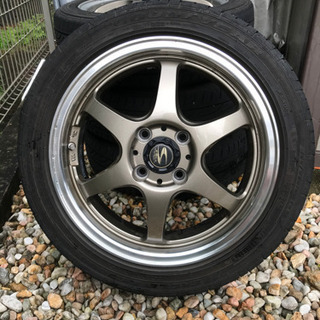 軽自動車に！サマータイヤ、アルミホイールセット　165/55R15