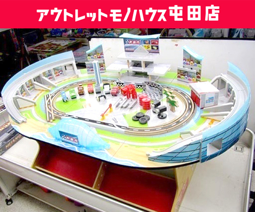 キッドクラフト社【カーズ】フロリダインターナショナル レーストラックセット＆テーブル 木製 ディズニー Disney Cars 札幌市北区
