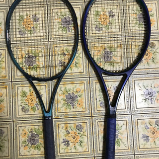 硬式テニスラケット二本　ダンロップ　プロケネックス