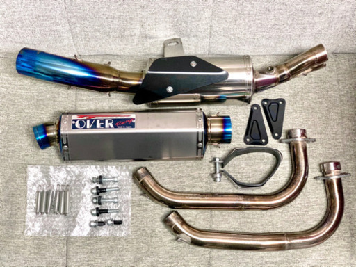 YZF-R25(2015-17) オーバーレーシング マフラー\u0026バックステップ