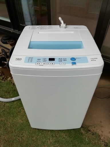 アクア 6キロ　洗濯機　2014年　配送設置OK　条件有