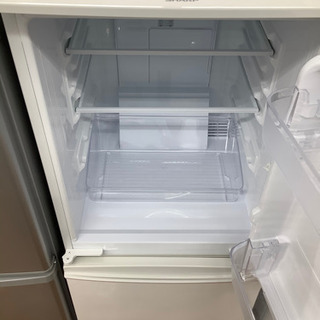 安心6ヶ月保証付】SHARP 2ﾄﾞｱ冷蔵庫 SJ-D14B-W 2016年製 【ﾄﾚﾌｧｸ桶川店】