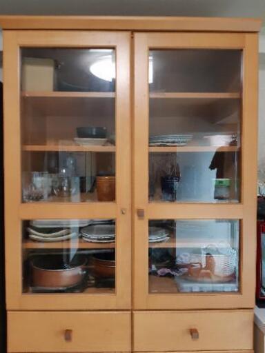 0円 木製オシャレ食器棚 差し上げます わたぼう 大阪のおもちゃの中古あげます 譲ります ジモティーで不用品の処分