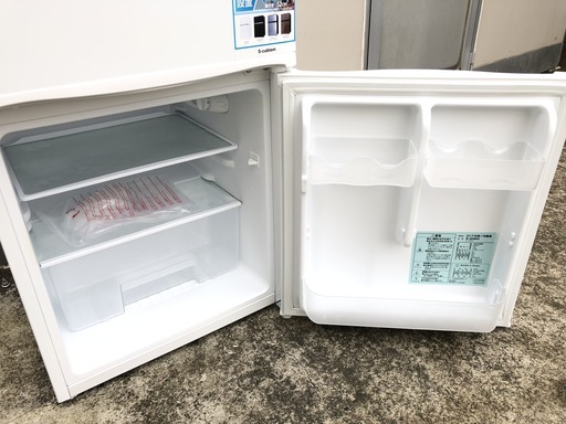 【管理KRR186】S-cubism 2018年 R-90WH 90L 2ドア冷凍冷蔵庫 ③