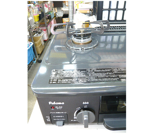 2019年製 LP プロパンガスコンロ リンナイ KGM64BK2L ガステ 札幌市手稲区