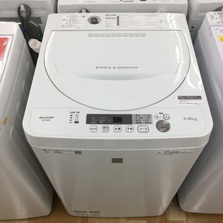 SHARP全自動洗濯機2019年製ES-G4E6【トレファク東大阪店】