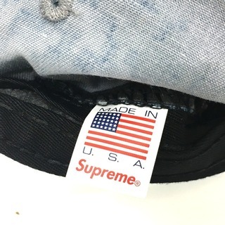 未使用】Supreme シュプリーム 17FW Supreme NYCO Twill Camp Cap