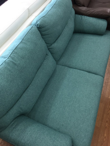 【ニトリ】グリーンの2.5人掛けソファー売ります！
