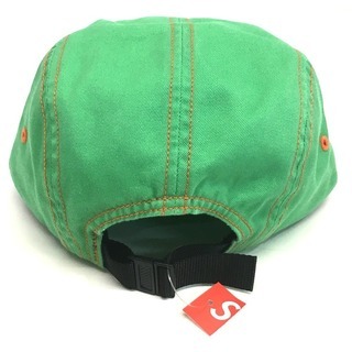 【未使用】Supreme シュプリーム キャンプキャップ Contrast Stitch Camp Cap 帽子 グリーン メンズ 未使用】Supreme シュプリーム キャンプキャップ Contrast Stitch Camp