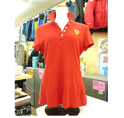 Ferrari スクーデリア ポロシャツ レディース Us Mサイズ 着丈61cm タイト フェラーリ Scuderia T シャツ 札 モノハウス 西岡 月寒中央のポロシャツ レディース の中古 古着あげます 譲ります ジモティーで不用品の処分