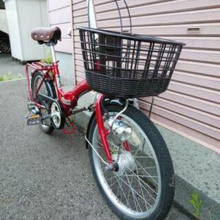 決まりました！札幌市内配達無料。中古折りたたみ20インチレッド！
