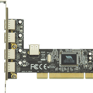 PCI 接続のUSB2.0×４ポート拡張ボードです