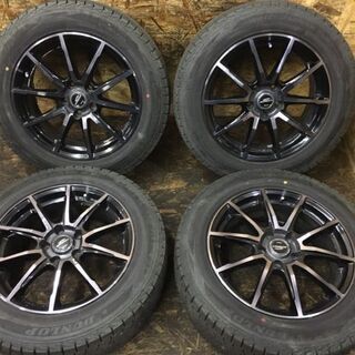 DUNLOP WINTER MAXX SJ8 215/60R17】冬 4本【A-TECH SCHNEIDER 社外 17 
