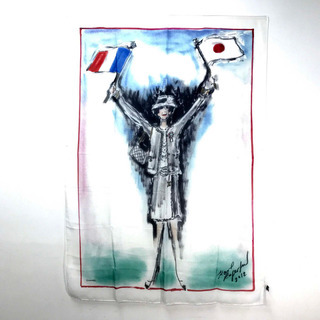 CHANEL シャネル 12Ｐ ココシャネル シフォン　ショール　ストール スカーフ シルク マルチカラー