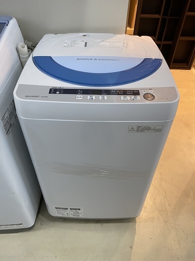洗濯機 シャープ SHARP ES-GE55P 2015年製 5.5kg 中古品