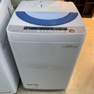 洗濯機 シャープ SHARP ES-GE55P 2015年製 5.5kg 中古品 chateauduroi.co