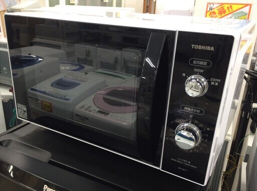 J350 TOSHIBA 東芝 電子レンジ 石窯オーブン ER-SM17 ホワイト 2018年製 クリーニング 動作確認済み