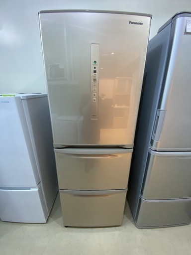 冷蔵庫 パナソニック Panasonic NR-C340C-N 2019年製 3D 335L ゴールド 中古品