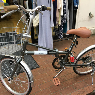 TOPONE ecciti 20インチ 折り畳み自転車 SHIMANO6段ギア トップワン