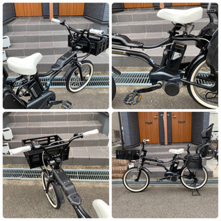 完成❣️ パパチャリ仕様❣️EZカスタム　子供乗せ自転車　電動
