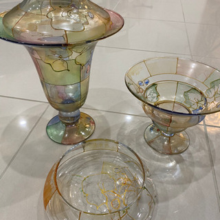 イタリア製ガラスの飾り置物