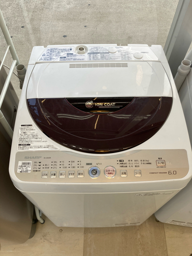 シャープ 6.0kg洗濯機 2011年製 ES-GE60K-T