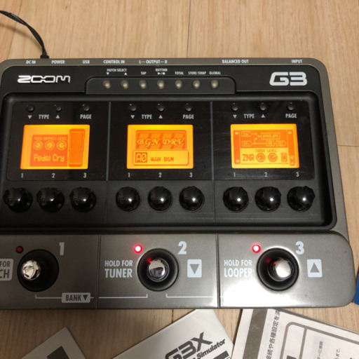 zoom G3 ギター　マルチエフェクター