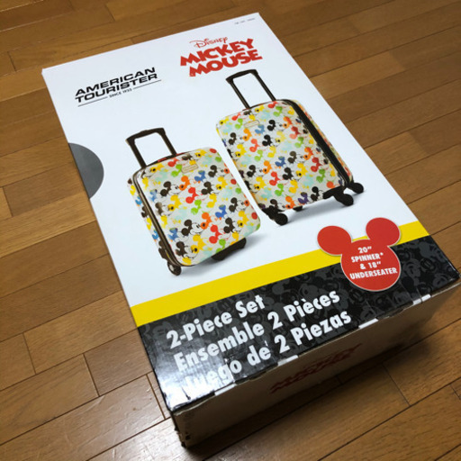 【新品】ディズニー ミッキーマウス キャリーバッグ 2個セット