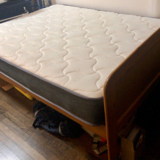 ニットリダブルベッド・ポケットコイルマットレス・Avenco マットレス ダブル 低反発マットレス 高反発マットレス 敷布団 ベットマットレス