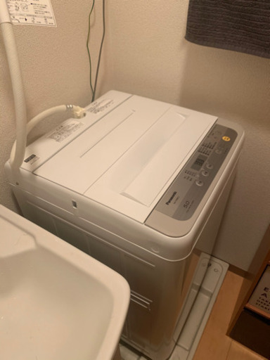 Panasonic製　洗濯機（使用1年未満）