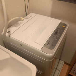 Panasonic製　洗濯機（使用1年未満）