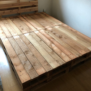 木製パレット9枚　ベッド