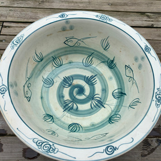 メダカ鉢水鉢金魚鉢睡蓮鉢大きな陶器 エルサ 八幡宿のその他の中古あげます 譲ります ジモティーで不用品の処分