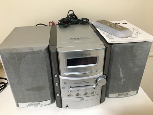 Kenwood コンポ Sh 3mdcd Md カセットテープ ラジオリモコン 取説あり Kaoru 福岡のオーディオ コンポ の中古あげます 譲ります ジモティーで不用品の処分