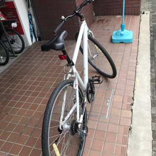 700c 軽量アルミフレーム 6speed ホワイト - その他 