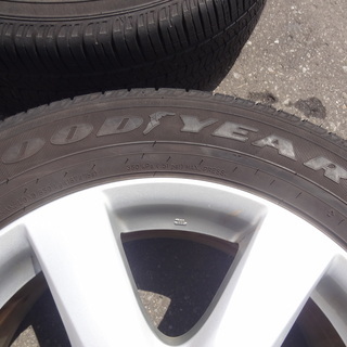 【恵庭】トヨタ純正アルミホイール+Goodyear　225/65R17　4本