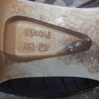 【恵庭】トヨタ純正アルミホイール+Goodyear　225/65R17　4本