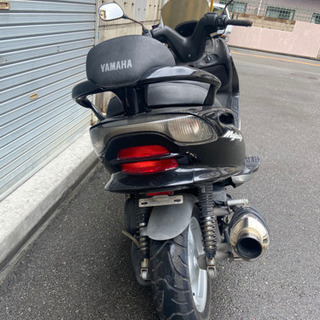 マジェ125FIマフラーBEAMS水温計つき！