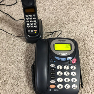 Panasonic  留守番機能付き電話機　子機一台付き